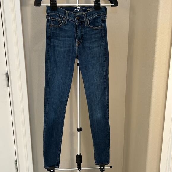 7 For All Mankind Denim - 7 for all mankind “the skinny” jeans. Size 24 waist